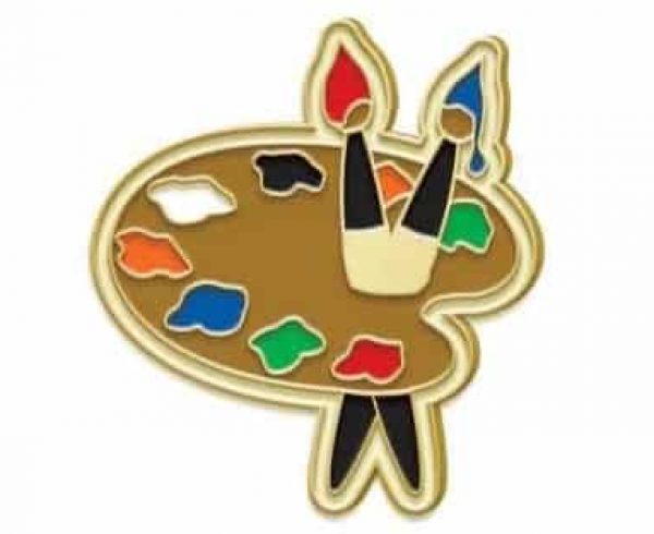 Lapel Pin Art Canvas Design