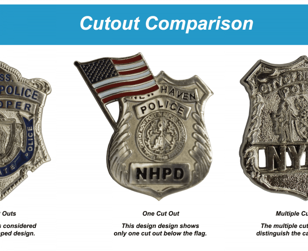 Lapel Pin Cutouts vs Cut to Shape