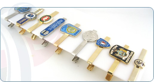 Custom Tie Clip Sample Pictures