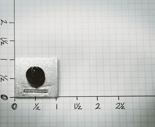 Measuring a Lapel Pin Size