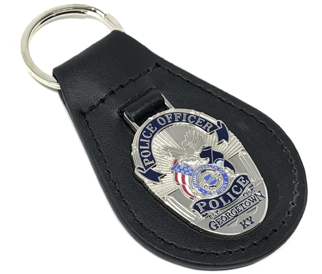 Custom Designed Leather Key Fobs
