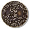 custom lapel pin color antique bronze