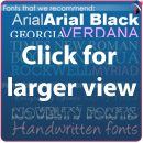 Lapel Pin Fonts