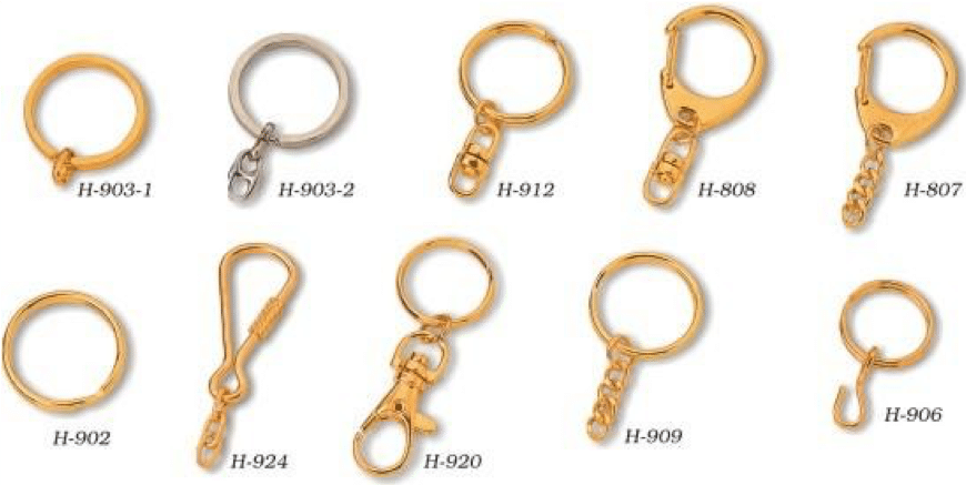Keychain Attachment Option Examples