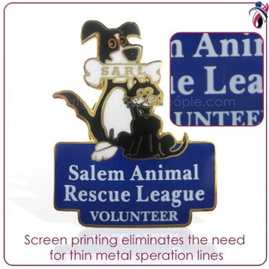 Screenprint Lapel Pins