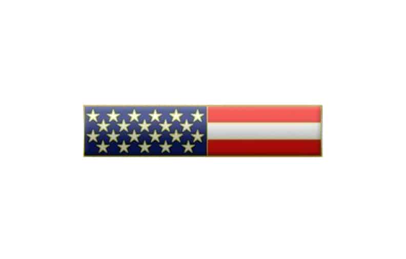 thumbnail image 2 of 20 Years Of Service Blue Citation Bar Lapel Pin – The Pin People 2 of 3
