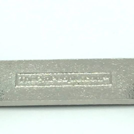 Back of Silver Citation Bar With Double Posts