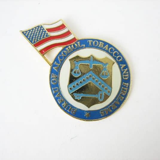 ATF - Alcohol Tobacco and Firearms Pin