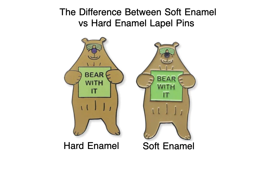 Difference Between Enamel Pins and Button Pins